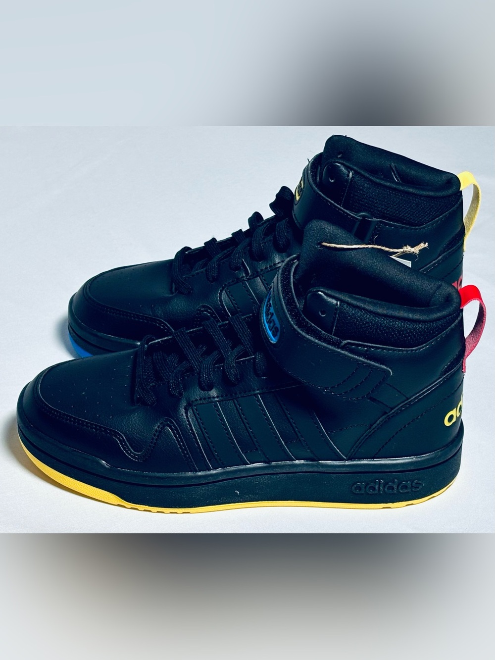 Adidas Postmove Mid Basketball Shoes Boys Youth 5.5 Black NEW w Tags
